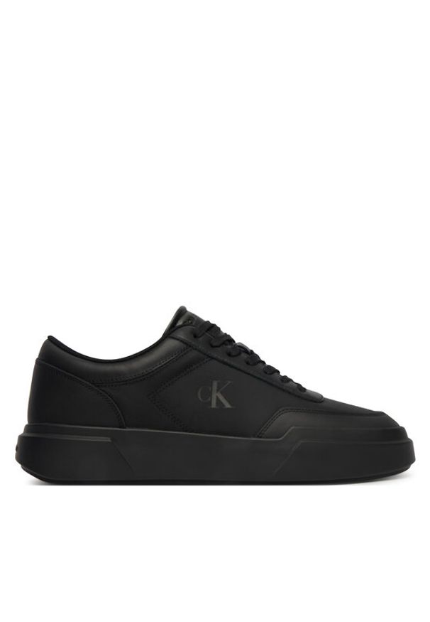 Calvin Klein Sneakersy Chunky Cups Laceup Oxf Mix Mat HM0HM02326 Czarny. Kolor: czarny. Materiał: skóra