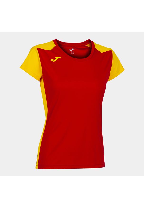 Koszulka do biegania damska Joma Record II. Kolor: wielokolorowy, żółty, czerwony. Sport: bieganie