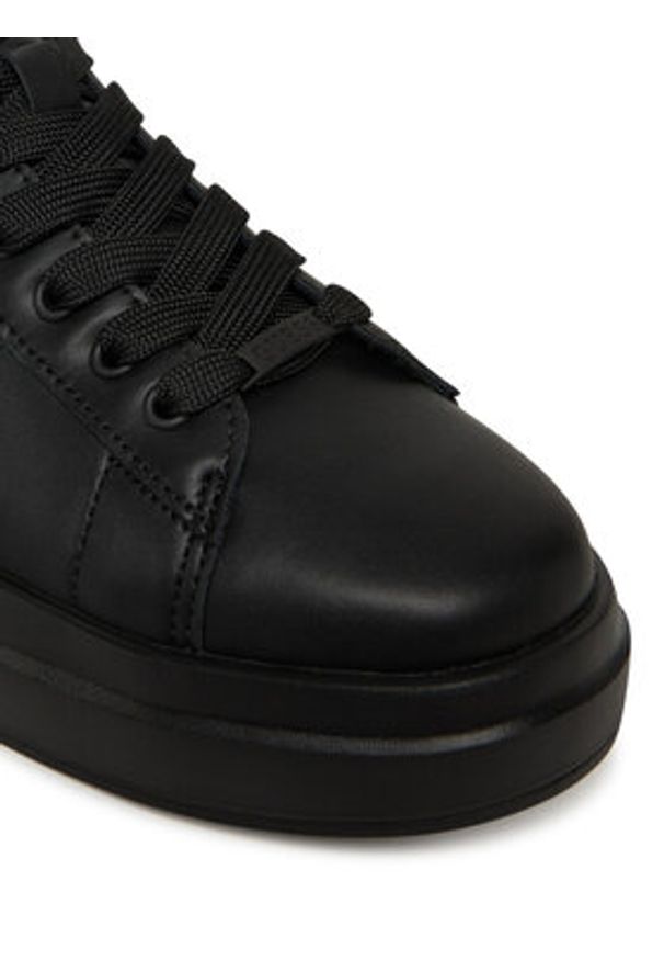 Guess Sneakersy FLFE10 ELE12 Czarny. Kolor: czarny. Materiał: skóra