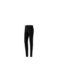 Spodnie sportowe damskie Reebok EL Legging. Kolor: czarny. Materiał: dresówka