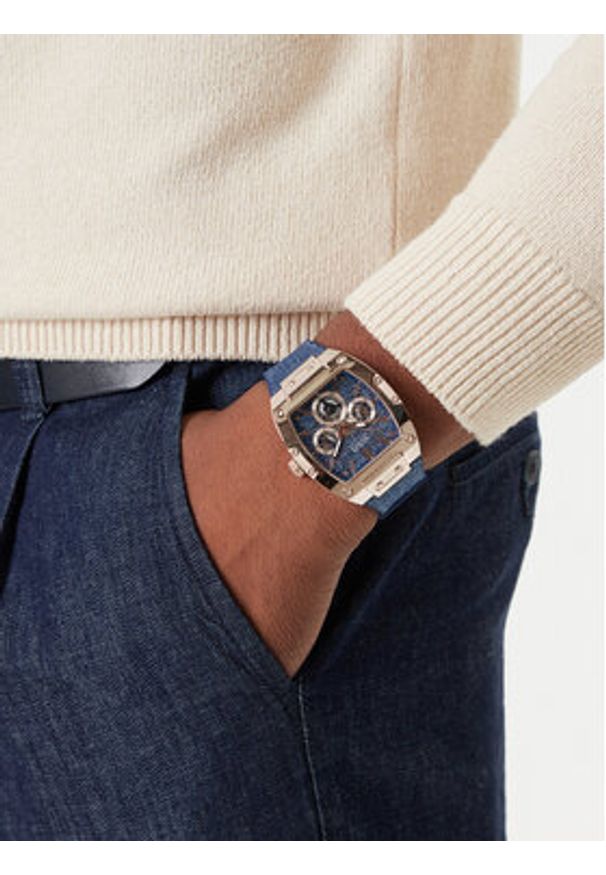 Guess Zegarek GW0786G2 Niebieski. Kolor: niebieski