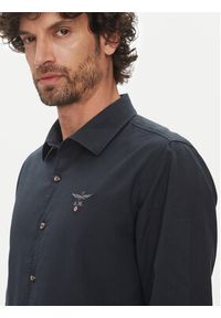Aeronautica Militare Koszula 251CA1266CT3531 Granatowy Regular Fit. Kolor: niebieski. Materiał: bawełna #4