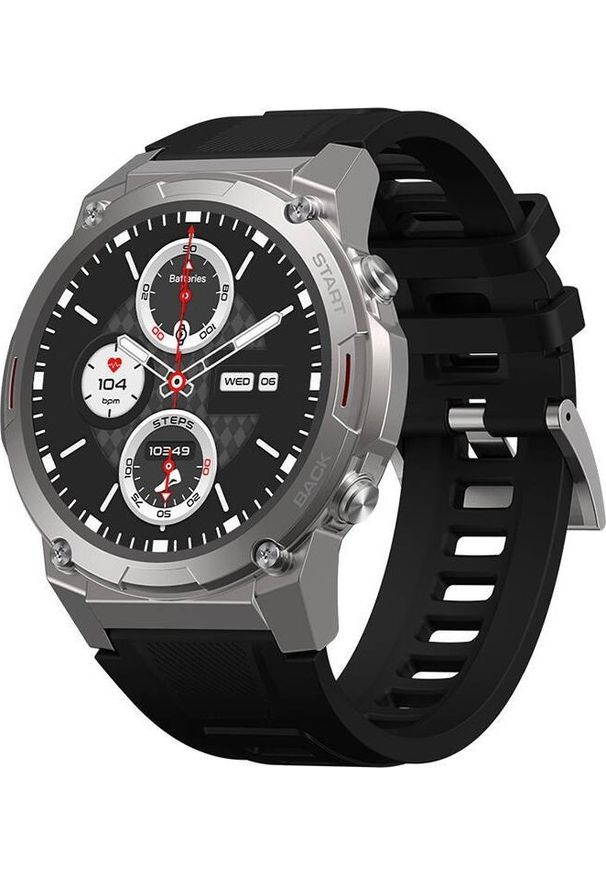 Smartwatch Zeblaze VIBE 7 Pro Czarny (VIBE 7 Pro Silver). Rodzaj zegarka: smartwatch. Kolor: czarny