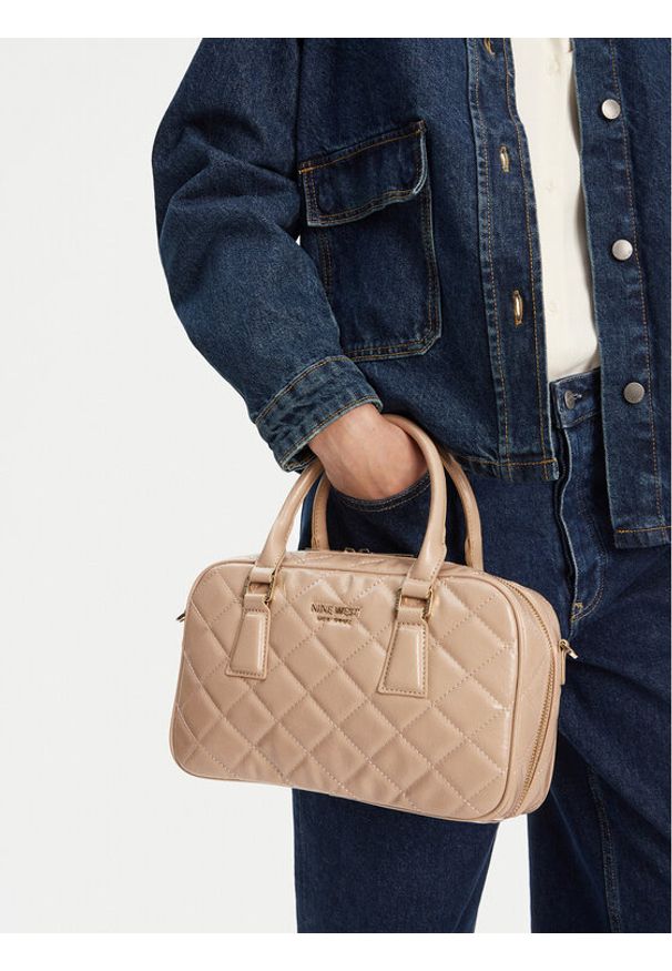 Nine West Torebka CEO-STACY-LA374-4067 Beżowy. Kolor: beżowy