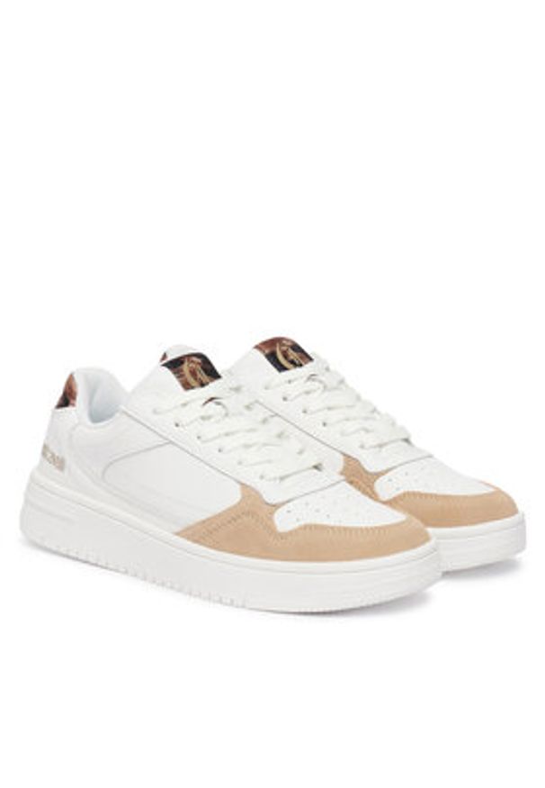 Just Cavalli Sneakersy 80RA3SM3 ZPC06 Biały. Kolor: biały. Materiał: skóra