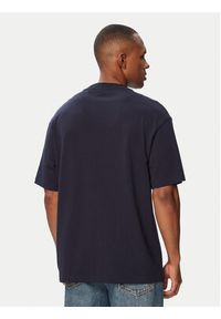Hugo - HUGO T-Shirt Nevado 50564045 Granatowy Loose Fit. Kolor: niebieski. Materiał: bawełna #4