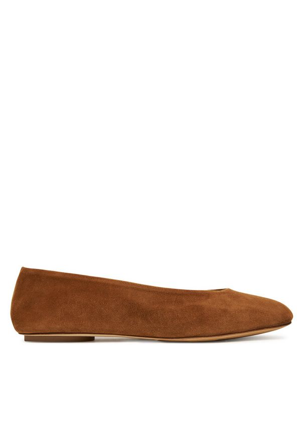 Baleriny Weekend Max Mara. Kolor: brązowy