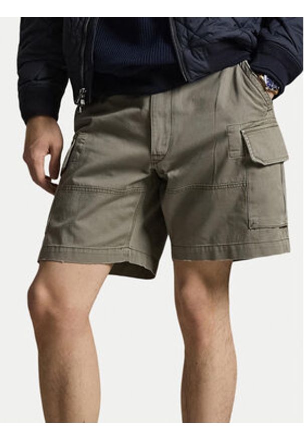 Polo Ralph Lauren Szorty materiałowe 710964027002 Zielony Relaxed Fit. Kolor: zielony. Materiał: bawełna