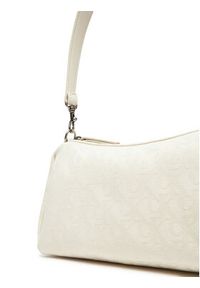 Calvin Klein Jeans Torebka Ckj Monogram Drop Sm Shoulder Ba LV04K3142G Beżowy. Kolor: beżowy