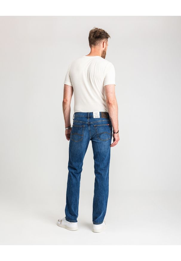 Męskie Spodnie Jeansowe Mustang Style Tramper Straight Denim Blue 1017121 5000 782