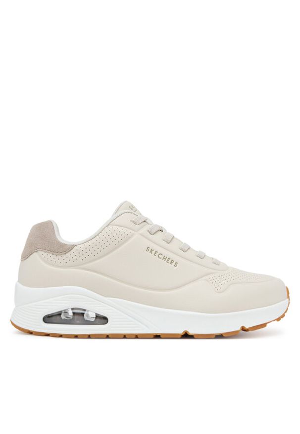 skechers - Skechers Sneakersy 183920/TPE Beżowy. Kolor: beżowy. Materiał: skóra