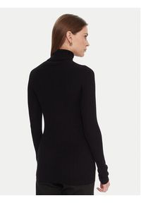 Kontatto Golf 3M0817C Czarny Regular Fit. Typ kołnierza: golf. Kolor: czarny. Materiał: syntetyk #4