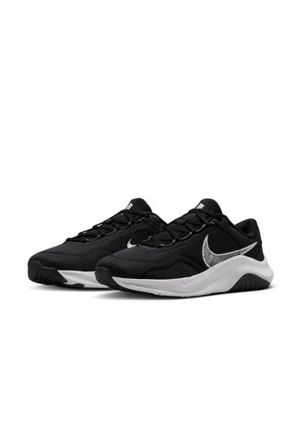 Buty do chodzenia męskie Nike M Legend Essential 3 NN. Zapięcie: sznurówki. Kolor: czarny. Materiał: guma, syntetyk, tkanina, materiał. Szerokość cholewki: normalna. Sport: turystyka piesza