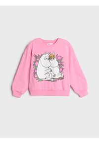 Sinsay - Bluza The Moomins - różowy. Kolor: różowy