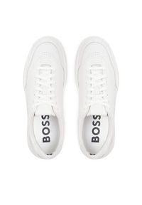 BOSS - Boss Sneakersy Baltimore 50536484 Biały. Kolor: biały. Materiał: skóra #5