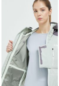adidas TERREX kurtka outdoorowa Xploric kolor zielony. Kolor: zielony. Materiał: tkanina, materiał. Długość: długie #7
