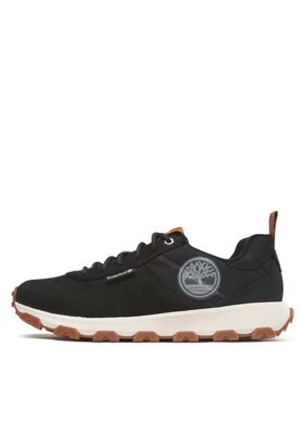 Timberland Sneakersy Winsor Trail Low TB0A5TKV0151 Czarny. Kolor: czarny. Materiał: nubuk, skóra