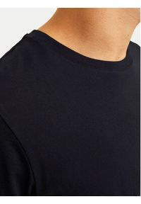 Jack & Jones - Jack&Jones T-Shirt Corp Logo 12151955 Czarny Standard Fit. Kolor: czarny. Materiał: bawełna