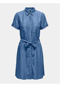 JDY Sukienka koszulowa Jasper 15312440 Niebieski Regular Fit. Kolor: niebieski. Materiał: lyocell. Typ sukienki: koszulowe #4