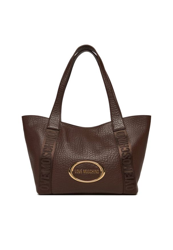 Love Moschino - Torebka LOVE MOSCHINO. Kolor: brązowy