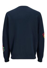 Jack & Jones Sweter Holiday 12287994 Granatowy Relaxed Fit. Kolor: niebieski. Materiał: bawełna #6