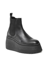 Botki Steve Madden Pegasus SM11002110-03001-017 Black. Kolor: czarny. Materiał: skóra