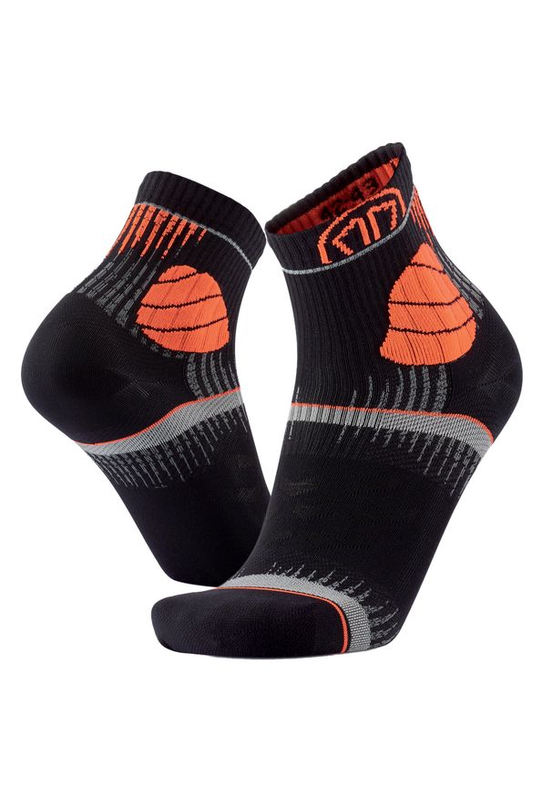 SIDAS - Skarpety ultra trail dla doroslych Sidas Trail Ultra wysokosc kostki. Kolor: wielokolorowy, pomarańczowy, czarny. Sport: bieganie