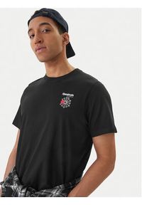Reebok T-Shirt Greyson RK25568CCM Czarny Regular Fit. Kolor: czarny. Materiał: bawełna #6
