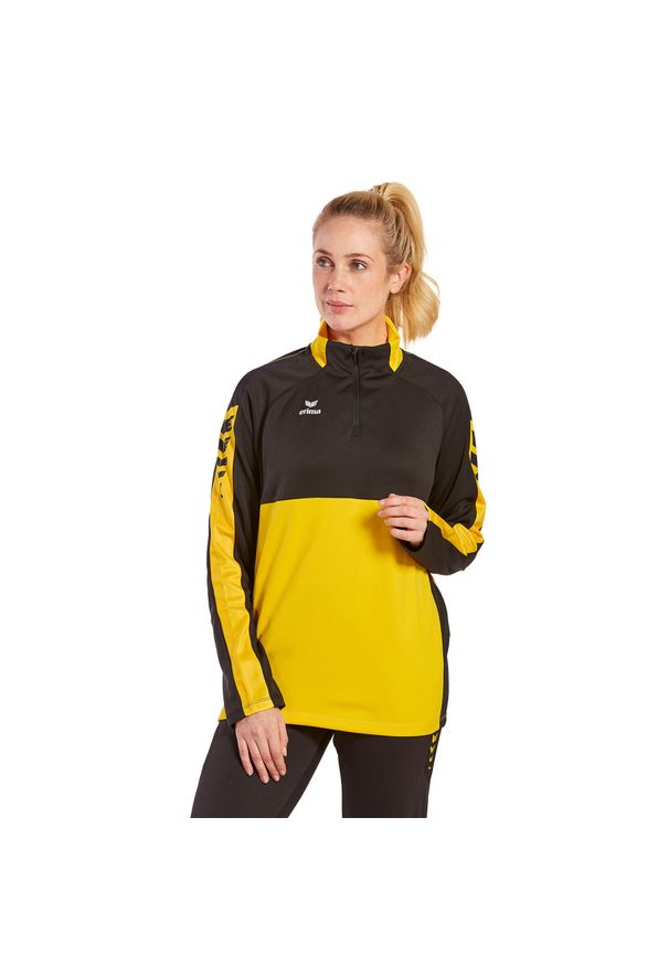 ERIMA - Bluza treningowa Erima Six Wings. Kolor: wielokolorowy, żółty, czarny. Sport: fitness