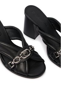 Pinko - PINKO Klapki Lara 01 SD0505 P003 Czarny. Kolor: czarny. Materiał: skóra #3