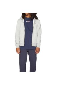 TOMMY HILFIGER - Bluza męska rozpinana z kapturem Tommy Hilfiger FLEECE ZIP THRU. Typ kołnierza: kaptur. Kolor: szary
