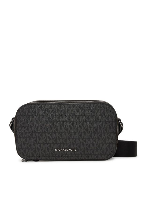 MICHAEL Michael Kors Saszetka Hudson 33S5LHDM5B Czarny. Kolor: czarny. Materiał: skóra