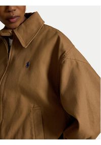 Polo Ralph Lauren Kurtka przejściowa 211A96311003 Beżowy Oversize. Typ kołnierza: polo. Kolor: beżowy. Materiał: bawełna #3