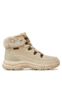 skechers - Trapery Skechers. Kolor: brązowy