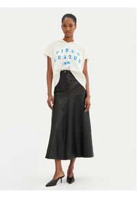 Pinko - PINKO Bluzka Belinda 104875 A2HL Écru Regular Fit. Materiał: wiskoza