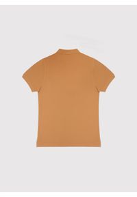 Pako Lorente - PAKO LORENTE – Gładki t-shirt polo w pomarańczowym kolorze. Okazja: na co dzień. Typ kołnierza: polo. Kolor: czerwony, biały, pomarańczowy. Materiał: bawełna. Wzór: gładki. Styl: casual #6
