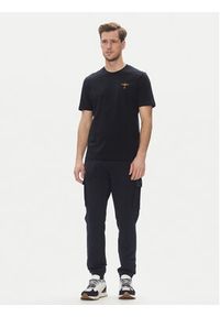 Aeronautica Militare T-Shirt 251TS1580J372 Granatowy Regular Fit. Kolor: niebieski. Materiał: bawełna #3