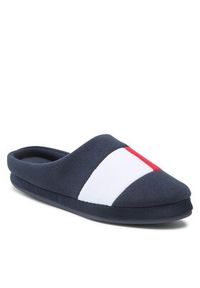 TOMMY HILFIGER - Tommy Hilfiger Kapcie Flag Homeslipper FM0FM04297 Granatowy. Kolor: niebieski. Materiał: materiał