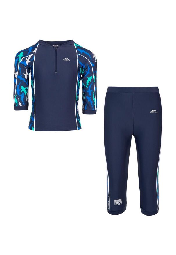 TRESPASS - Zestaw Do Pływania Dla Dzieci/dzieci Smiley Shark. Kolor: niebieski