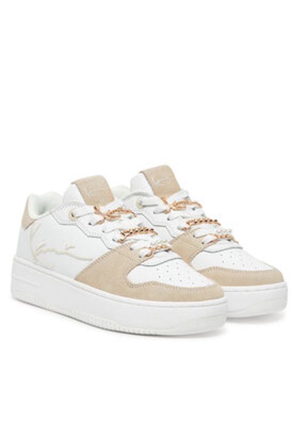 Karl Kani Sneakersy 89 Up Logo Prm 1180554 Biały. Kolor: biały. Materiał: skóra