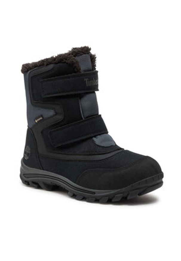 Timberland Śniegowce Chillberg 2-Strap Gtx GORE-TEX TB0A1ZJ90151 Czarny. Kolor: czarny. Materiał: skóra