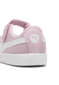 Adidas - Sneakersy dla małych dzieci Courtflex v3 Lina V PUMA Rose Mauve White Pink. Kolor: fioletowy, biały, wielokolorowy. Materiał: materiał. Sport: bieganie