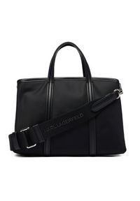 Karl Lagerfeld - KARL LAGERFELD Torebka A4W30018 Czarny. Kolor: czarny. Materiał: skórzane #4