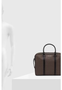 Michael Kors torba na laptopa kolor brązowy. Kolor: brązowy #4