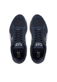 EA7 Emporio Armani Sneakersy 7X000656 AF13550 MZ069 Granatowy. Kolor: niebieski. Materiał: skóra #5