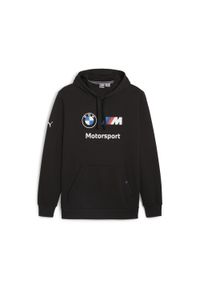 Puma - Męska bluza z kapturem BMW M Motorsport ESS PUMA Black. Typ kołnierza: kaptur. Kolor: czarny