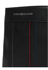 TOMMY HILFIGER - Tommy Hilfiger Saszetka AM0AM13112 Czarny. Kolor: czarny. Materiał: skóra