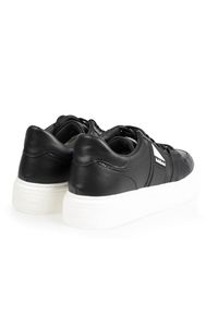Baldinini Sneakersy | 097900XVIVI0000XXNBX | Mężczyzna | Czarny. Kolor: czarny. Materiał: skóra. Wzór: aplikacja #4