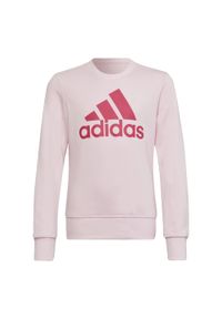 Adidas - Bluza bez Kaptura dla Dziewczynki Essentials. Typ kołnierza: bez kaptura. Kolor: różowy #1