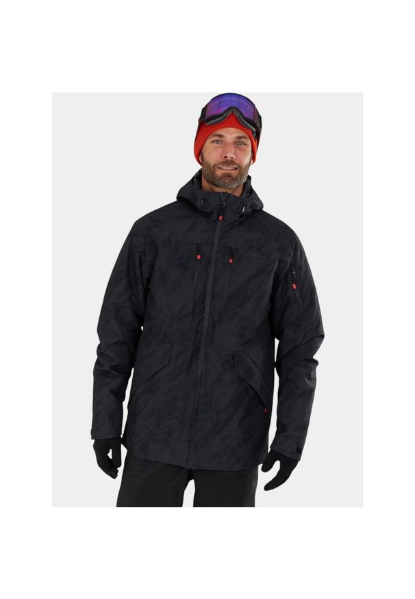 FUNDANGO - Kurtka Narciarska Męska Fundango Baily ECO Allmtn. Kolor: czarny. Sezon: zima. Sport: narciarstwo